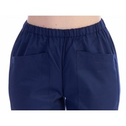 PANTALONI UNISEX - cotone/poliestere - blu