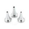 SET 3 SPECULUM AURICOLARI HARTMANN IN ACCIAIO INOX  Diam 4, 5, 6 mm