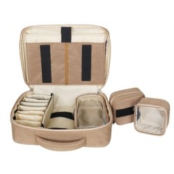 BORSA MULTIUSO - marrone/beige