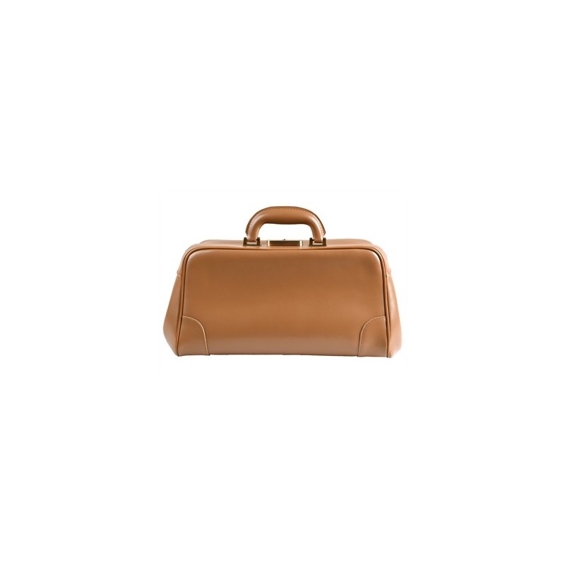 BORSA FLORIDA PELLE - marrone castagna