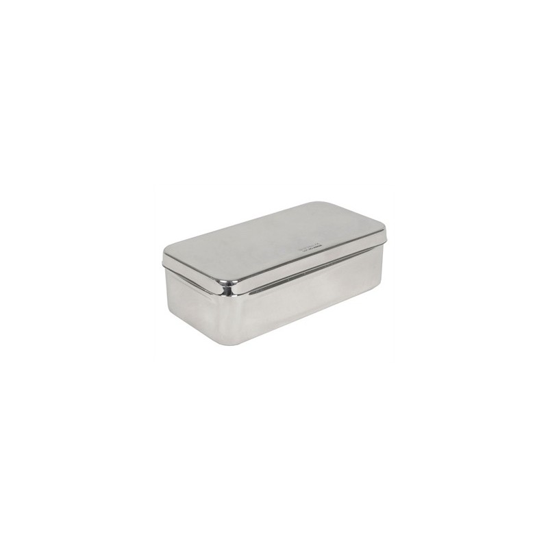 SCATOLA ACCIAIO INOX 20x10x6 cm