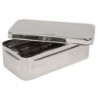 SCATOLA ACCIAIO INOX 20x10x6 cm