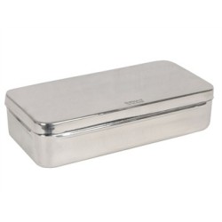 SCATOLA ACCIAIO INOX 25x12x6 cm