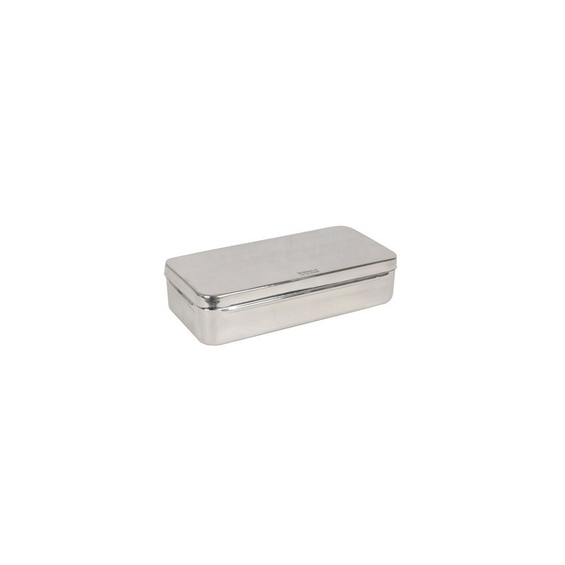 SCATOLA ACCIAIO INOX 25x12x6 cm