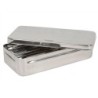 SCATOLA ACCIAIO INOX 25x12x6 cm