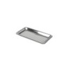 VASSOIO DENTALE ACCIAIO INOX  208 x 19 x 15 mm