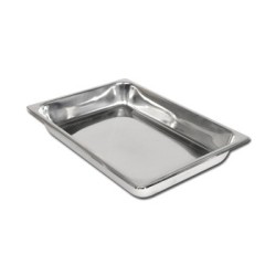 VASSOIO ACCIAIO INOX  355 x 254 x 50 mm