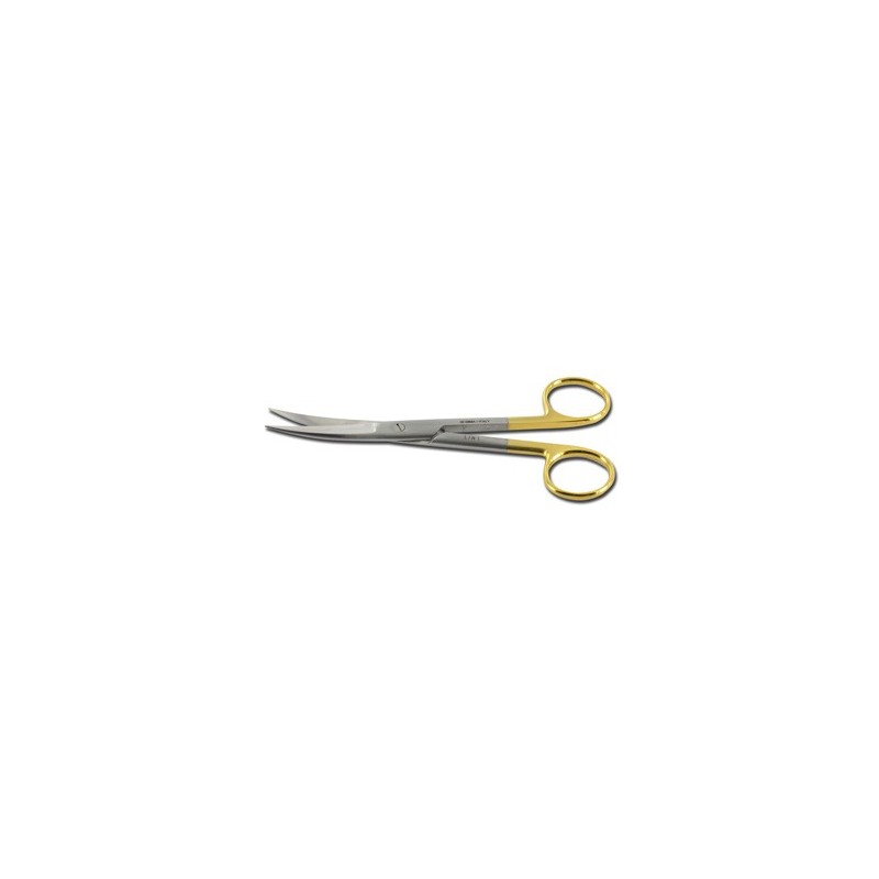 FORBICI CURVE  - punte acute - 14,5 cm - Tungsteno