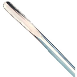 LUSSATORE PUNTA RETTA DENTELLATA 3 MM - manico Strong Grip