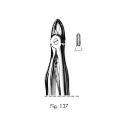 PINZA PEDIATRICA PER INCISIVI E CANINI SUPERIORI AMBO I LATI - Fig 137